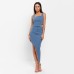 Юбка женская асимметричная MIST: Denim р.48, синий