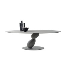 Обеденный стол MOGG Matera Oval urban gray