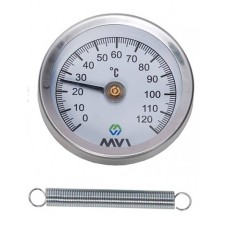 Термометр аксиальный MVI 0-120C, D63 мм, накладной
