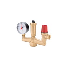 Группа безопасности котла MVI 1" с манометром, предохр. клапаном и автоматическим воздухоотводом