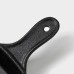Блюдо для подачи Magistro Carbon, 28×19×4 см, фарфор, чёрное