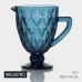 Кувшин для воды Magistro «Круиз», 1,1 л, 14×19,5 см, стекло, цвет синий