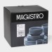 Набор посуды Magistro Night, фарфор, 16 предметов: тарелка d=25,5 см, d=19 см, миска 850 мл, d=15 см, кружка 320 мл, серый