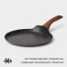 Сковорода блинная Magistro Granit, d=22 см, ручка soft-touch, антипригарное покрытие, индукция, чёрная