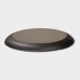 Тарелка Magistro Black style, d=26 см, фарфор, чёрная