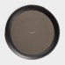 Тарелка Magistro Black style, d=26 см, фарфор, чёрная