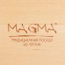 Сковорода-гриль Magma «Осан», 24×18×4 см, на деревянной подставке, чугун, чёрная