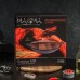Сковорода-ВОК Magma «Хемминг», 31×8 см, чугун, с деревянной крышкой, индукция, чёрная