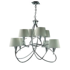 Подвесная люстра Mantra Mara Chrome - White 1654