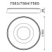 Потолочный светильник Mantra Coin 7564