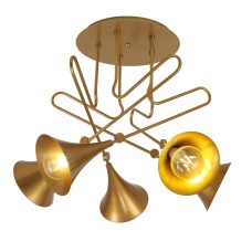 Потолочная люстра Mantra Jazz Pintura Oro 6352