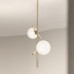 Подвесной светильник Masiero Posy Verticale 2 Brass