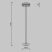 Торшер Maytoni Dress code MOD348FL-L24BBS3K