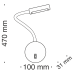 Бра Maytoni Stem C035WL-L3W3K