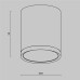 Потолочный светильник Maytoni Technical Hoop C086CM-GX53-MRD-WS