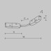 Коннектор для шинопровода Maytoni Magnetic track system Exility TRA034CS-B