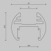 Шинопровод накладной/подвесной Maytoni Busbar trunkings Basity TRX172-R-111B