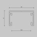 Шинопровод накладной Maytoni Busbar trunkings Basity TRX172-113B
