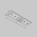 Коннектор прямой Maytoni Magnetic track system Exility TRA034C-21W