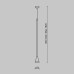 Подвесной светильник Maytoni Technical Pendant Arrow P064PL-01G-1