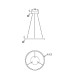 Подвесной светильник Maytoni Rim MOD058PL-L22BK