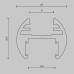 Шинопровод накладной/подвесной Maytoni Busbar trunkings Basity TRX172-R-113B