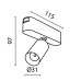Трековый светильник Maytoni Focus LED TR103-1-5W4K-M-B