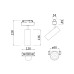 Трековый светильник Maytoni Track lamps TR019-2-10W4K-B