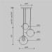Подвесной светильник Maytoni Basic form MOD521PL-03G