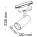 Трековый светильник Maytoni Track lamps TR019-2-15W3K-B