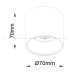 Накладной светильник Maytoni Technical Alfa LED C064CL-L12W4K