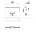 Накладной светильник Maytoni Technical BASIS TR012-2-20W3K-W