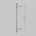 Основание на штанге Maytoni Accessories for tracks Flarity TRA159C-SL1-BS