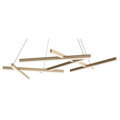 Подвесная люстра Maytoni Line MOD016PL-L80GK