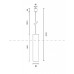 Подвесной светильник Maytoni Technical Focus TR025-1-GU10-W