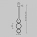 Подвесной светильник Maytoni Link MOD357PL-L20BS3K