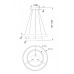 Подвесной светильник Maytoni Rim MOD058PL-L55BS4K