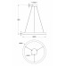 Подвесной светильник Maytoni Saturno MOD415PL-L45BS4K
