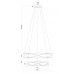 Подвесной светильник Maytoni Weave MOD062PL-L103CH3K