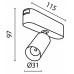 Светильник на штанге Maytoni Focus LED TR103-1-5W4K-M-B