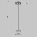 Торшер Maytoni Dress code MOD348FL-L24BBS3K