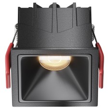 Встраиваемый светильник Maytoni Alfa LED DL043-01-10W3K-SQ-B-1
