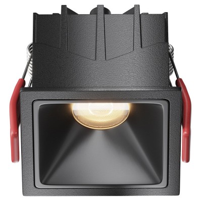 Встраиваемый светильник Maytoni Alfa LED DL043-01-10W3K-SQ-B-1