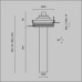 Встраиваемый светильник Maytoni Technical Focus T C140TRS-L200-7W3K-BBS
