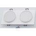 Встраиваемый светильник Maytoni Technical Hoop DL086-02-GX53-SQ-W