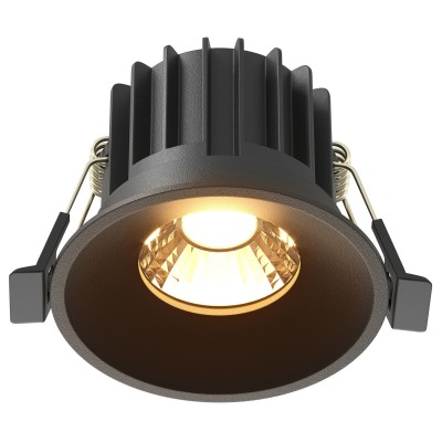 Встраиваемый светильник Maytoni Technical Round DL058-12W2.7K-B