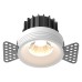 Встраиваемый светильник Maytoni Technical Round DL058-12W3K-TRS-W
