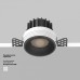 Встраиваемый светильник Maytoni Technical Round DL058-12W4K-TRS-B
