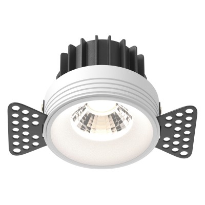 Встраиваемый светильник Maytoni Technical Round DL058-12W4K-TRS-W