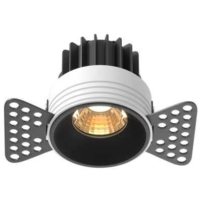 Встраиваемый светильник Maytoni Technical Round DL058-7W2.7K-TRS-B